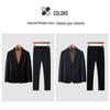MONTAGUT Men's Autumn Wool Blend Business Suit Set