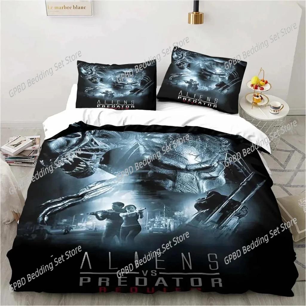 Comforter Alien Vs. Predator Predator Movie Bedding Set Bedroom Soft Modern S Comefortable And