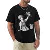 BANKSY Superheld Verpleegster T-shirt T-shirt Anime T-shirt Vintage Anime Shirt Zwart Vintage Grafisch T-shirt Oversized T-shirts voor Mannen Vrouwen