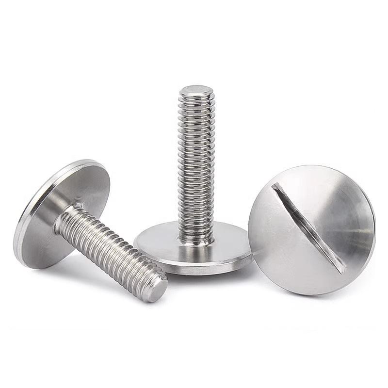 M2 M2.5 M3 M4 M5 M6 M8 304 Stainless Steel Slotted Truss Head Screws Slotted Mushroom Round Head Bolts