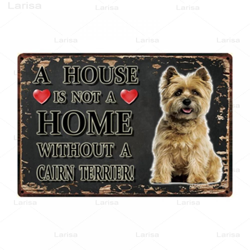 Pets Animal Dog Metal Poster Pitbull Bulldog Chihuahua Tin Sign Vintage Plate Home Decor Bar Pet Shop Wall Art Metal Painting