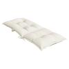 High Back Cushions 6 Pcs. Cream Melange 120 X 50 X 7 Cm Fabric
