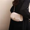 Stylish Pu Leather Saddle Bag For Women Casual Trendy Crossbody Shoulder Bag
