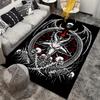 Epic Dragon Skull Rug for Gothic Decor | Unique Fantasy Art Carpet | Dark Theme Living Room Accessories Skid Resistant Carpet