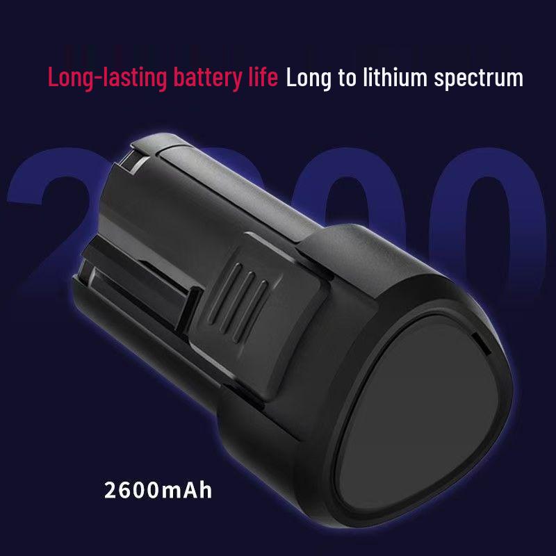 Rechargeable Two-Speed Lithium Battery Hand Drill - Multi-functional Impact Electric Screwdriver Tool for Household Use