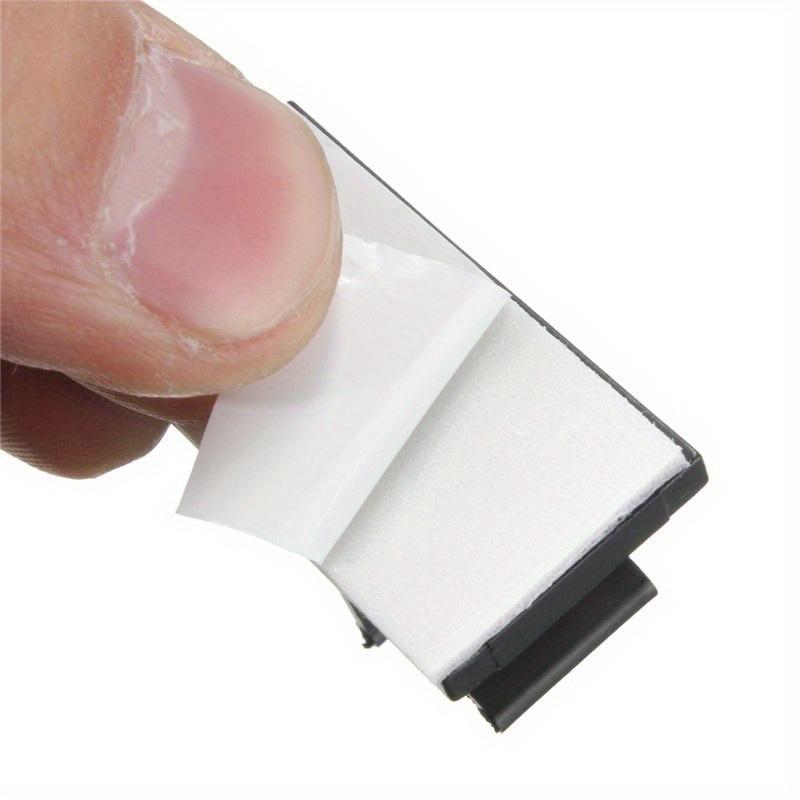 1pcs New Adhesive Backed Nylon Wire Adjustable Cable Clips Clamps Black