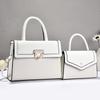Womens Handbag Set Pu Lock Closure With Inner Pockets For Daily Use