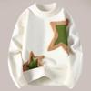 Pulover Toamnă Iarnă Nou Design de Tineret Nișă Senzorial Pulover Bărbați Casual Tricotaje Termice Trendy Strat de Bază pentru Cuplu Top Tricotat