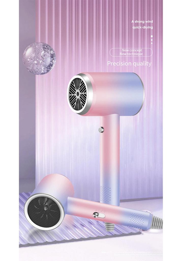 High-Speed Hair Dryer with Blue Light for Salon-Quality Hair Care