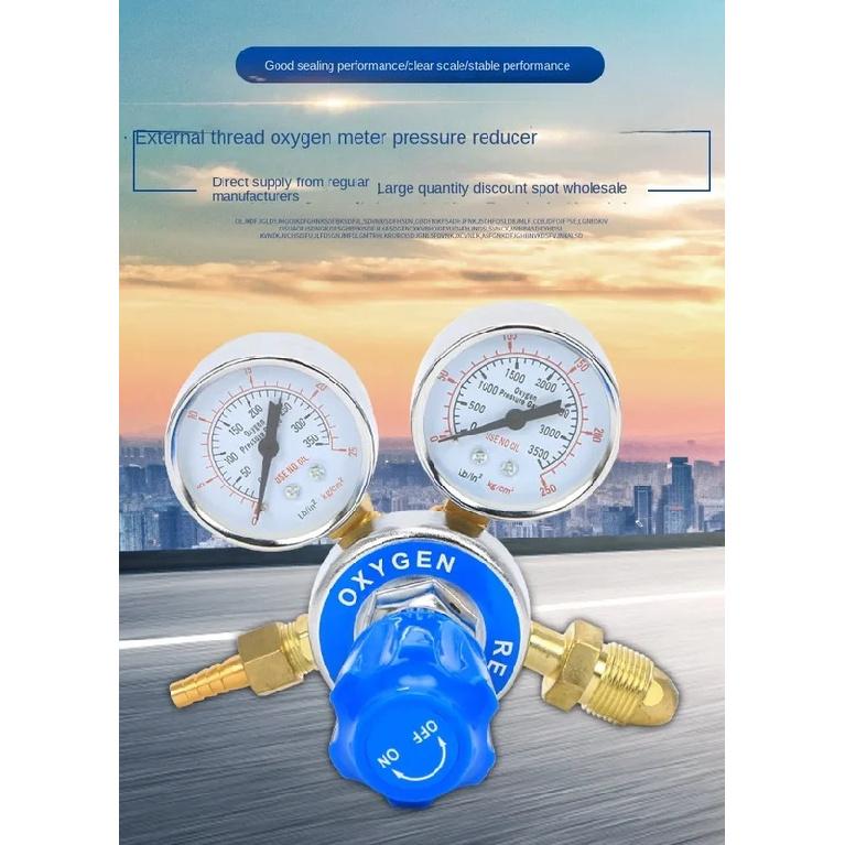 Utility Pressure Reducer HM-OXY-012 for Oxygen and Acetylene Meter Set Premium