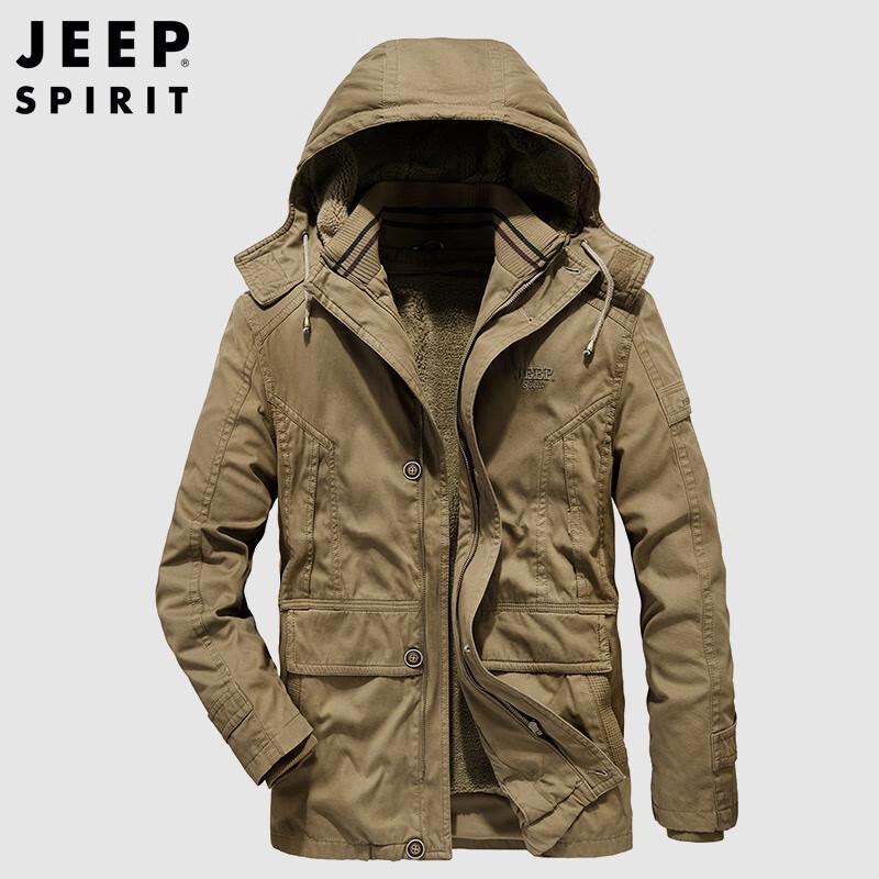 JEEP SPIRIT Men's Hooded Padded Jacket