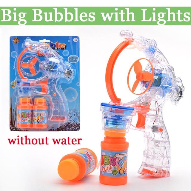 Nowy duży pistolet do baniek mydlanych dla dzieci automatyczne maszyny do baniek Cartoon Fani Bubbles Maker Machine Bańki mydlane Dmuchawa Zabawka na zewnątrz