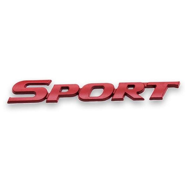 3D Metal Car Letters Logo SPORT Emblem Trunk Badge Decal For Yaris Corolla Camry Highlander CHR Sport Sticker Accessories