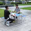 Portable Aluminum Folding Camping Table Set
