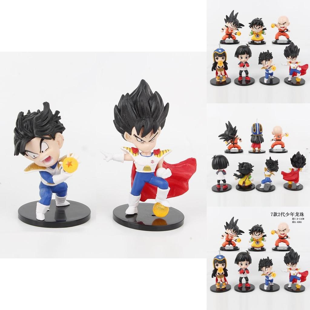 Adorable Dragon Ball Z Blind Box Figures Set With Youth Goku Krillin Gohan And Kiki