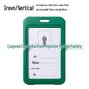 Double-Sided Transparent Colored ID Badge Holder Sleeve