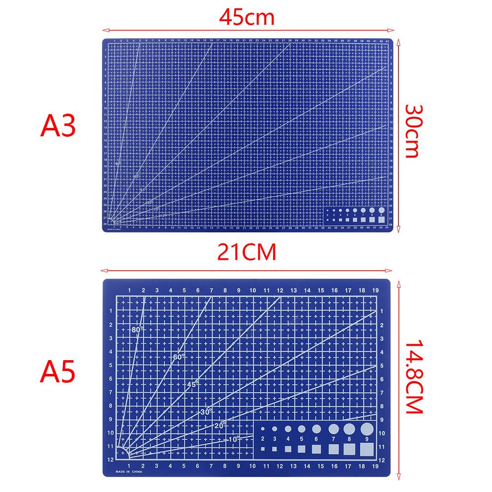 A3/A5 Plastic Cutting Mats Sewing Patchwork Accessory Patchwork Tools Manual DIY Tool Cutting Board Double-sided Self-healing