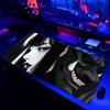 Gotik Havalı Kız XL Mouse Pad HD Kaymaz Oyun Matı Dikişli Kenarlarla Dayanıklılık İçin Dayanıklı Masa Matı Oyun Ofis İçin