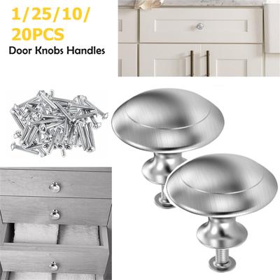 25/20/10PCS Cabinet Knobs Handle Stainless Steel Drawer Handle Furniture Door Dresser Kitchen Bathroom Hardware Accessory