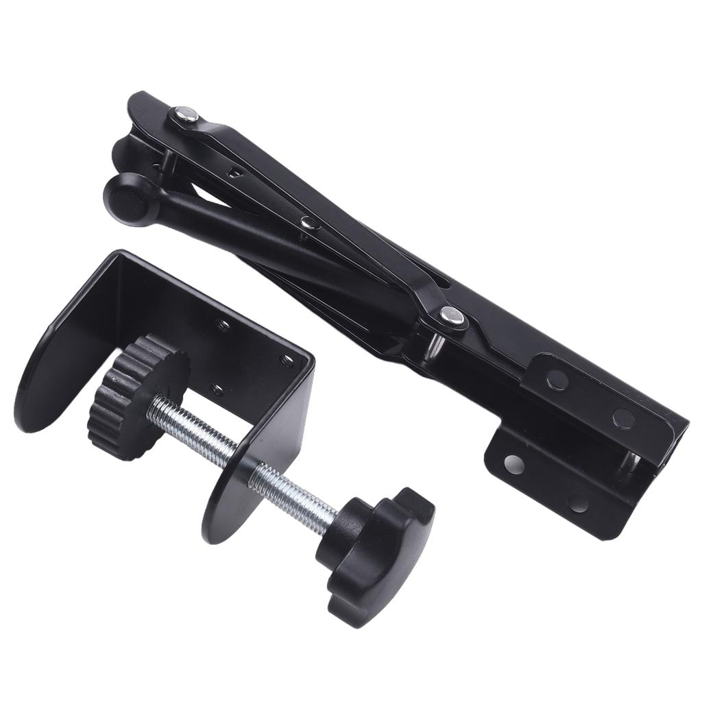 Sliding Desk Extension Plate Support Bracket Computer Keyboard Tray Hand Rest Rawer Slide Rail Clip Bracket Hardware