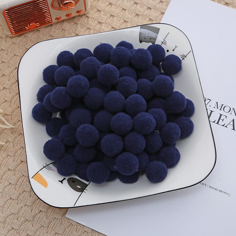 2.5cm High Elastic Plush Balls - Handmade DIY Toys & Decorative Accessories