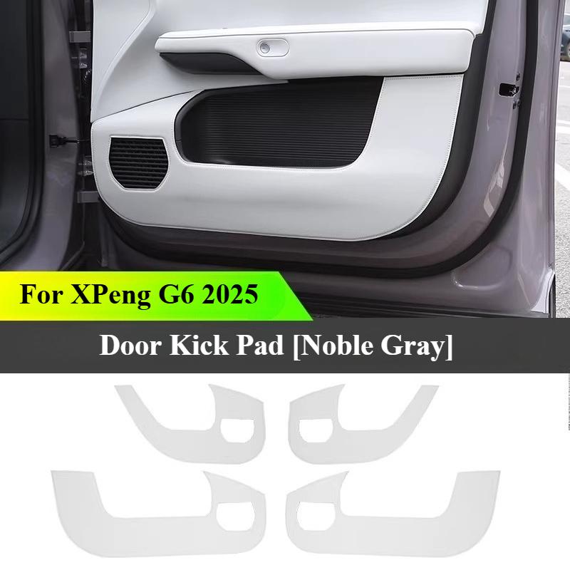 For XPeng G6 2025 Car Door Kick Pad Scratch-Resistant Auto Door Protector Pad