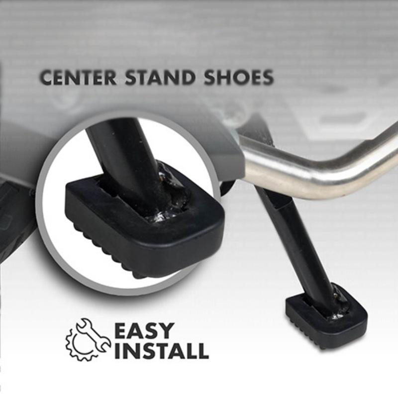 For Motorcycle Universal Foot Brace Pad Vinyl Sleeve Side Bracket Foot Brace Extension Pad Corner Rack Conversion