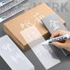0.7mm/1.0mm/.2.5mm White Permanent Paint Pen Waterproof Oily Marker Pen  Writing Tools