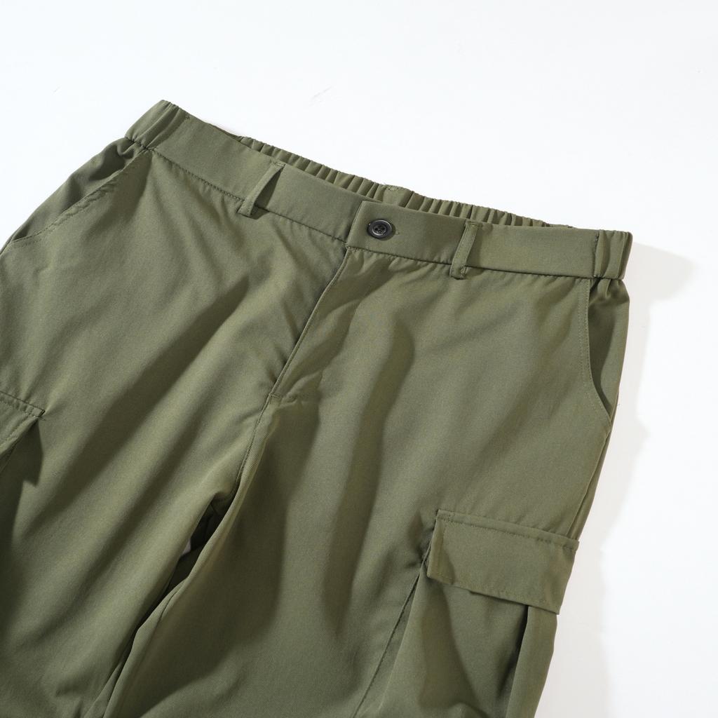 Men's Casual Pants With Multiple Pockets And Straight Leg Work Pants