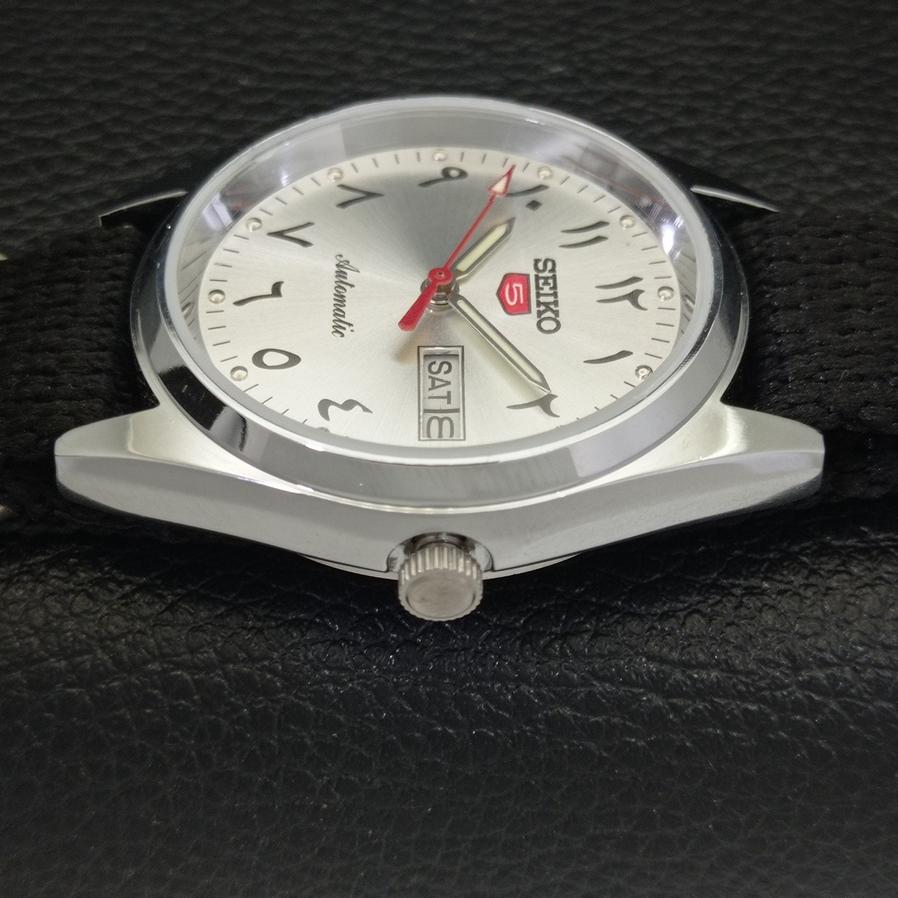 RENOVOVANÉ VINTAGE SEIKO 5 AUTOMATIC 6309A JAPONSKÉ PÁNSKÉ ARABICKÉ HODINKY a318850-9