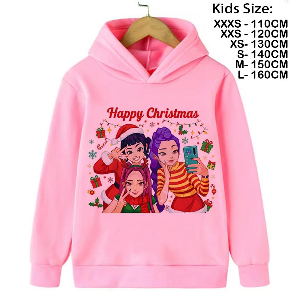 Kpop Demon Hunter Christmas Shirt HOT Manga Children's Sweatshirt Cute Tiger Shirt for Boys Girls The Kid Shirt