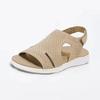 Women's Plus Size Breathable Elastic Webbing Thick Sole Summer Sandals - 2021 Collection
