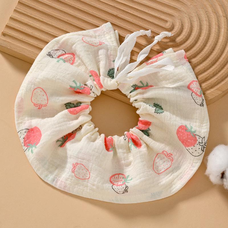 Soft Six-Layer Pure Cotton Baby Bib - Gauze Newborn Saliva Towel