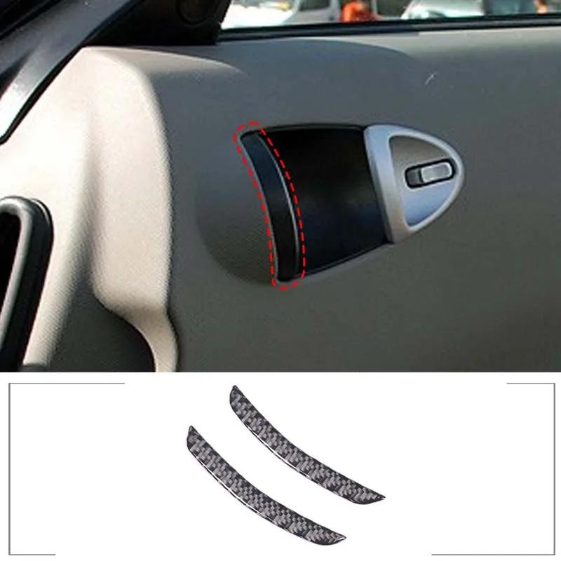 

Soft Carbon Fiber For Nissan 350Z 2003-06 Dashboard Frame Air Conditioning Vent Glass Lift Frame Decorative Sticker Accessories
