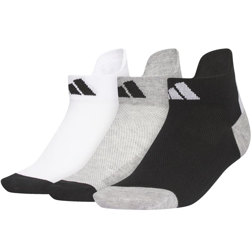 Adidas Kids  Cotton Short Sports Socks - 3 Pair Pack KXXL
