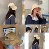 Stylish Korean Cute Youthful Round Dome Summer Sun Protection Breathable Adjustable Cotton Fisherman Hat For Women