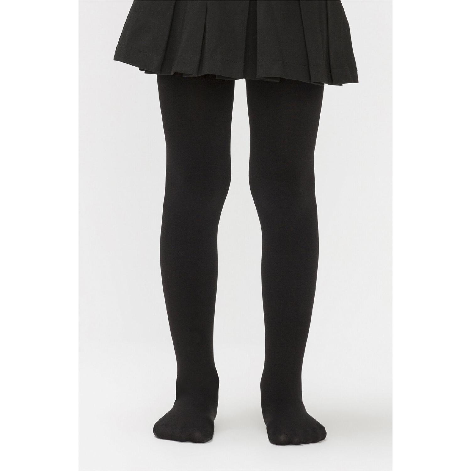 

Черные колготки из экстра-хлопка для девочек 3