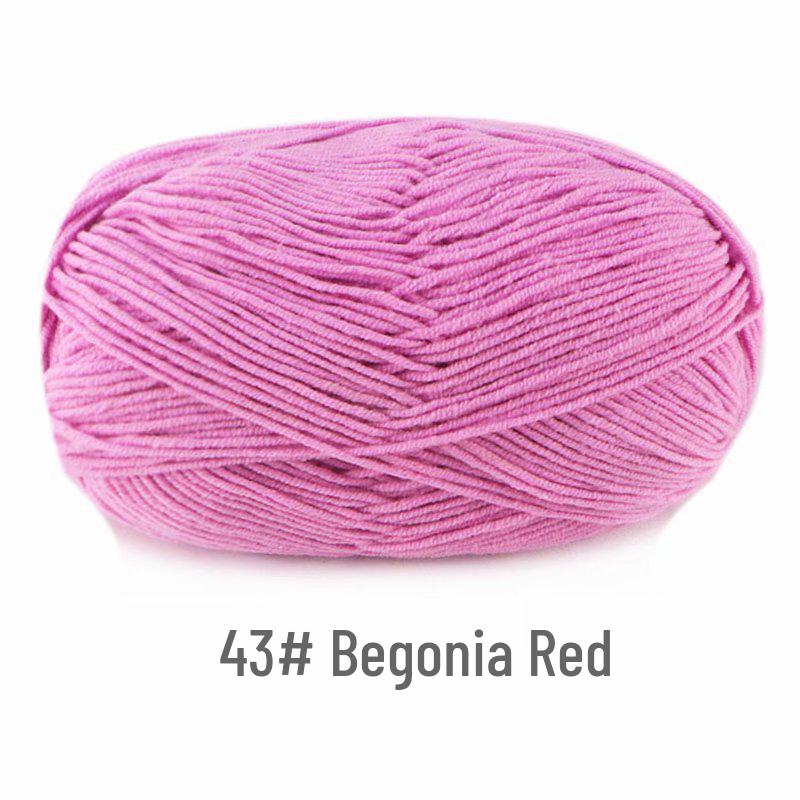 Suhe 4-Ply Combed Milk Cotton Yarn for Crochet & DIY Knitting Projects