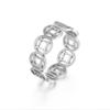 Lucky Coin Rings for Women Men Stainless Steel Wedding Party Couple Ring Jewelry Gift for Lover Cheap