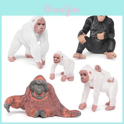 Wild Animal Gorilla Pvc Model For Childrens Learning And Collection