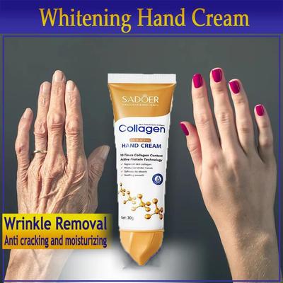 Feuchtigkeitsspendende Handcreme mit Kollagen, erweichend, nährend, langfristige Feuchtigkeitsversorgung, Reparatur, Anti-Trocknungsprodukte, Hautpflege