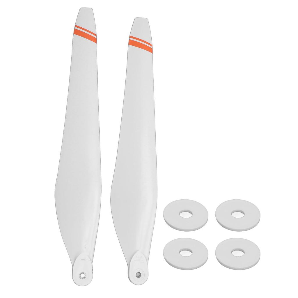 1 Pair Drone Propellers White Carbon Low Noise Powerful Traction Folding Drone Propellers for X9 PLU