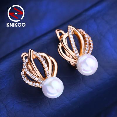 Boucles d'oreilles à Clip pour femmes, zircone cubique, bijoux à la mode, cadeaux de fête de mariage