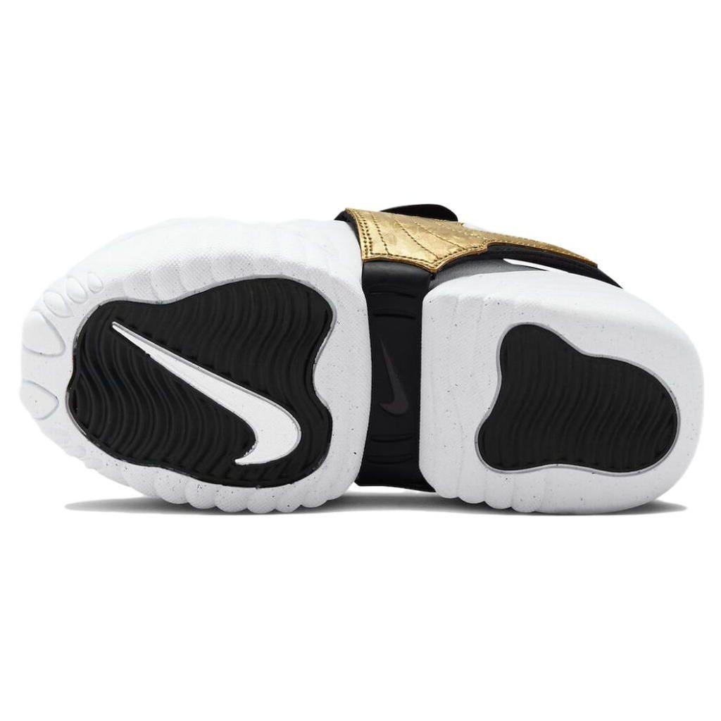Nike მორგება Force Sandal შავი თეთრი მეტალის ოქროსფერი ქალის სპორტული ფეხსაცმელი DV2136-001