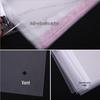 In-Stock Transparent Self-Adhesive Clothing Packaging Bags - Custom Thickened Plastic Sealing Bags
