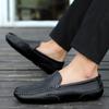 Leather Men Shoes Luxury Trendy 2024 Casual Slip on Formal Loafers Men Moccasins Italian Black Male Driving Shoes Sneakers