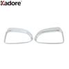 For Hyundai Santa Fe    Chrome Car Rearview Mirror Eyebrow Sun Visor Rain Shade Guard Frame Cover Trim Accessories