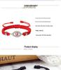 Retro-Style Evil Eye Bracelet: Handmade Woven Cord, Adjustable for Women