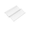 2pcs Drawer Tray Drawer Spice Organizer Stackable Transparent Display Rack  Kitchen