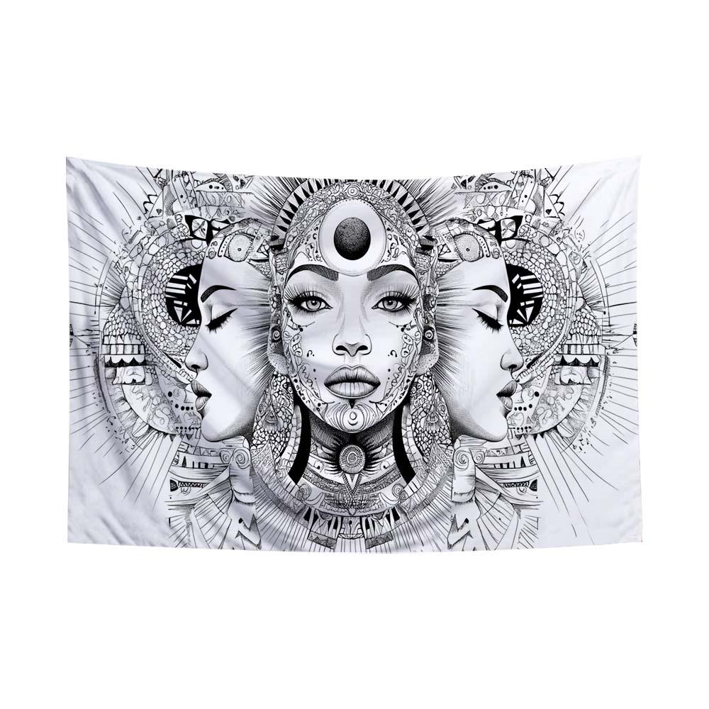 Fluorescent Festival Atmosphere Wall Hanging - Artistic Decoration Cloth